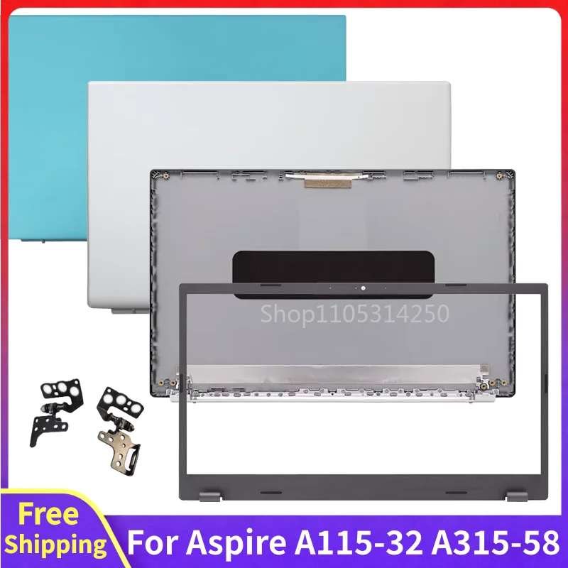 For Aspire A115-32 A315-58 A315-35 A515-56G EX215-54 N20C5 S50-53 Laptop LCD Back Cover/Front Bezel Hinge Replacement Parts Case