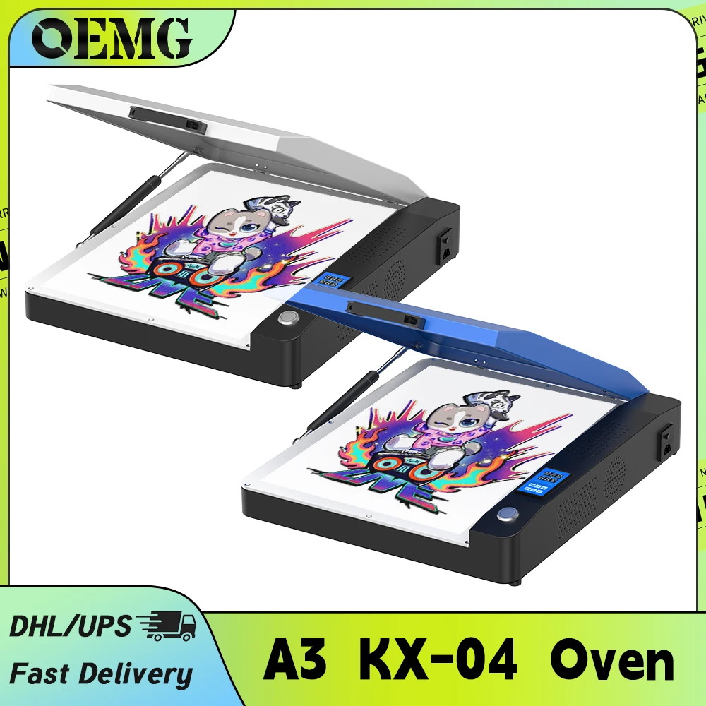 

A3 DTF Oven Dryer A4 Compatible Curing Heater with Temperature Control for DTF Transfer Hot Melt Powder Shaker Universal Use