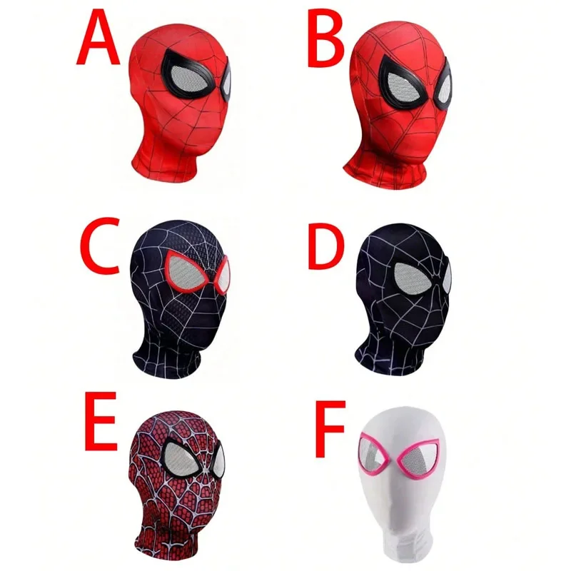 Marvel homem aranha cosplay máscara super-herói spidermans cosplay acessórios traje para homens mulheres vestido de festa de halloween acessórios