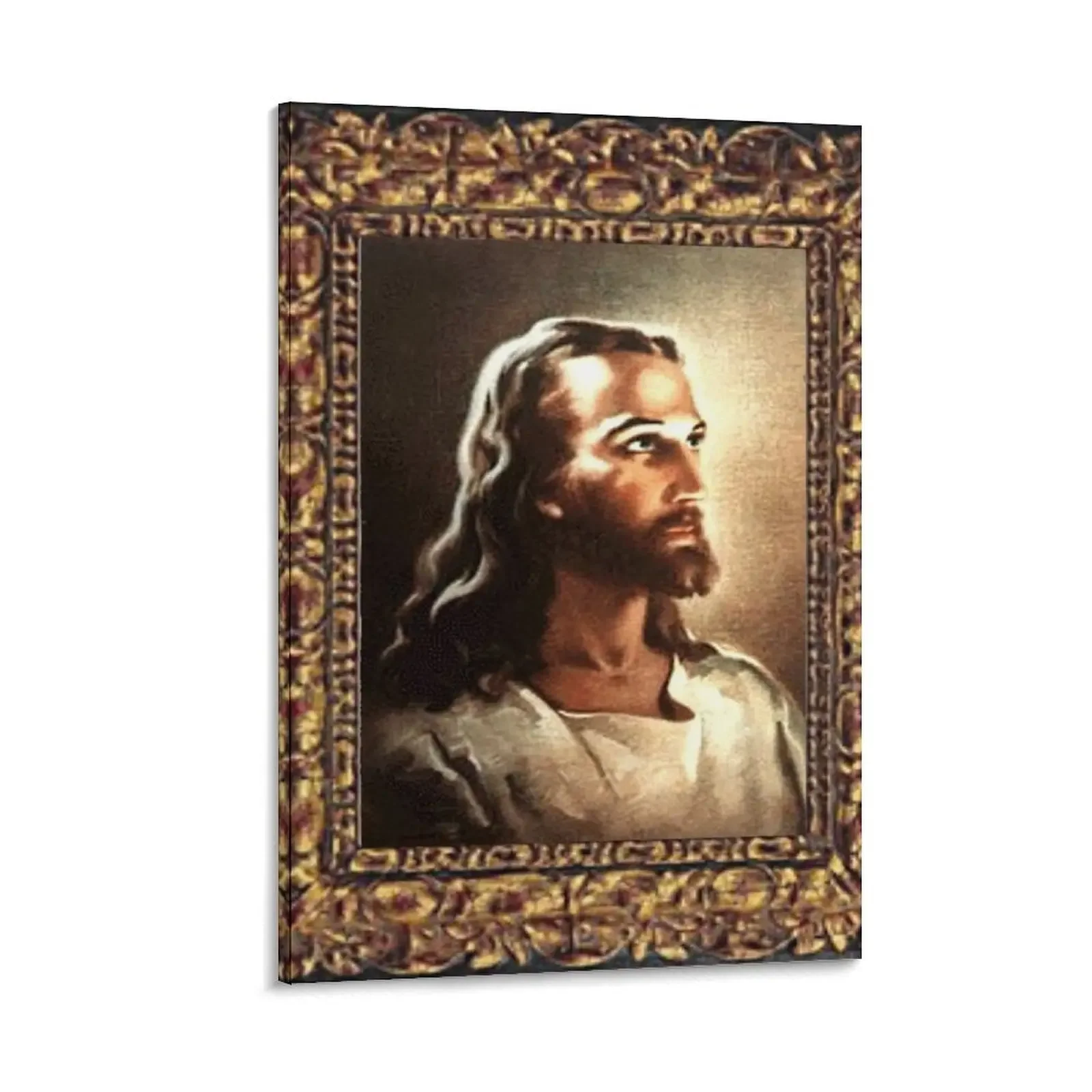 

WARNER SALLMAN'S JESUS FRAMED Canvas Painting room decoration accessories posters anime posters for room