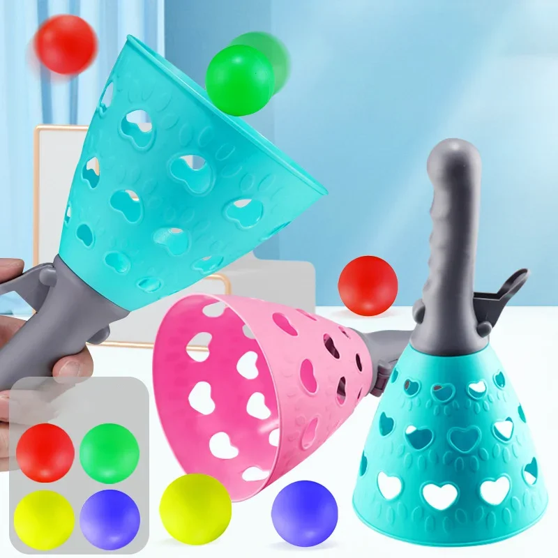 1 Set Interazione genitore-figlio Classe Divertimento Catapulta elastica Ragazzo e ragazza Giocattoli sportivi Puzzle per bambini Lancio di catapulta Palla giocattolo