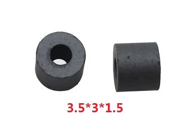 100PCS 3.5x3x1.5/3.5*5*1.5 2.5T 3T Ferrite anti-interference 6hole Hollow Magnetic Bead Inductor RH3.5*9*0.8 9/6MM RH3.5x6x0.8