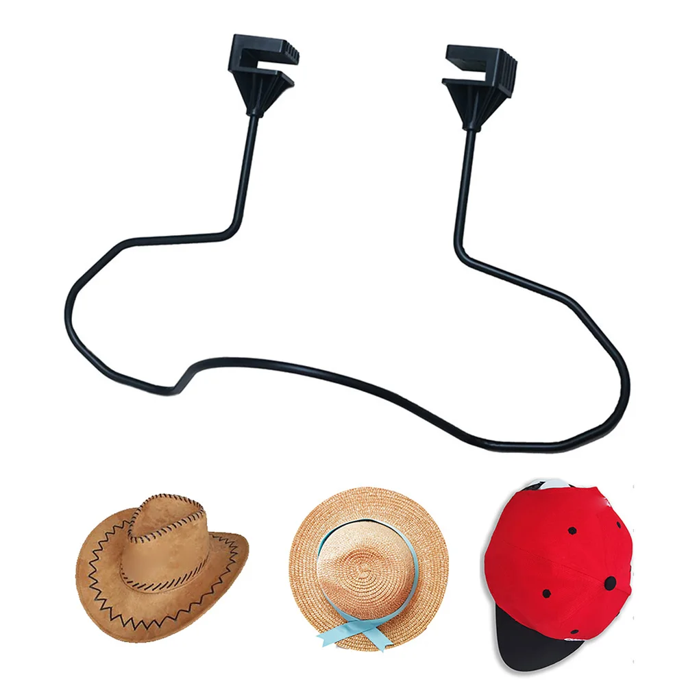 Cowboy Hat Car Holder Rack Creative Mounted Hat Clip Hanging Rack Holder Rubber Lacquered Surfaces for Car Accessory