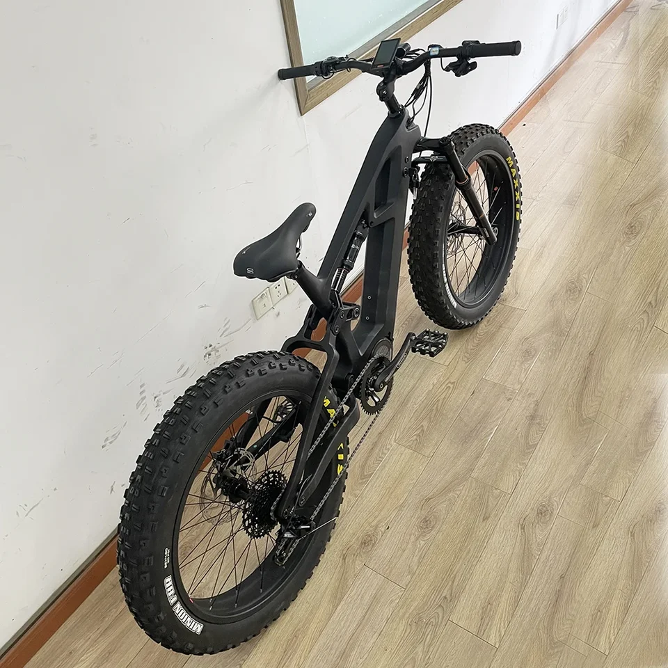 Electric Bicycle Full Suspension Electric Bike Bafang Ultra M620 1000W 48V Ebike With Fat Tire Snow Mountain Bike image 6