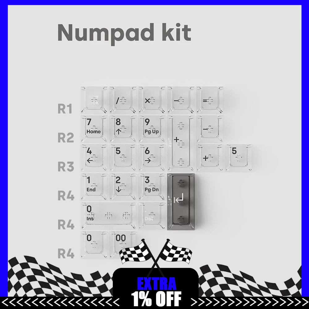 DEADLINEstudio AirRawS PC Keycaps Fog Permeable Keycap Original Factory Height Personalized Keyboard Keycaps Customized PC