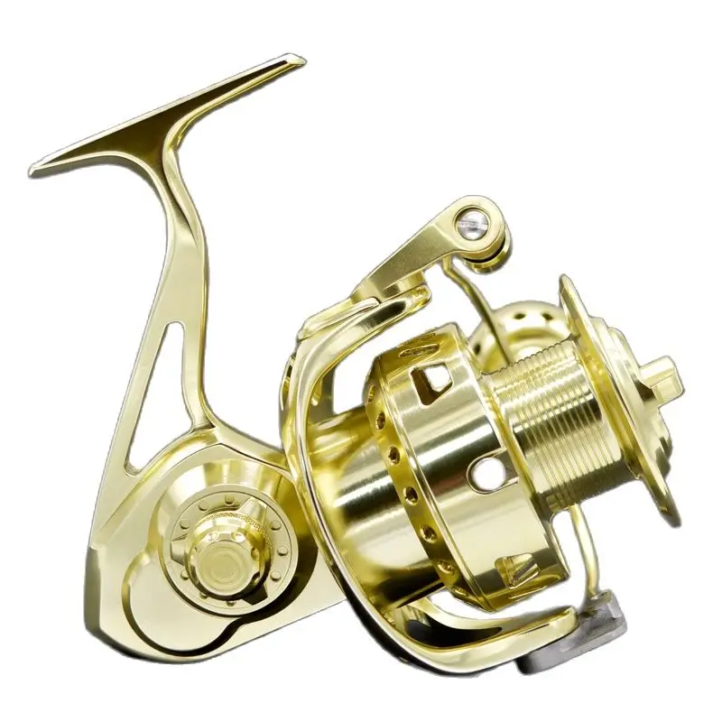 CAMEKOON Full Metal Spinning Reel 38KG Max Drag Jigging Reel 12+1 Shielded Stainless Steel BBs Saltwater Big Game Fishing Coil