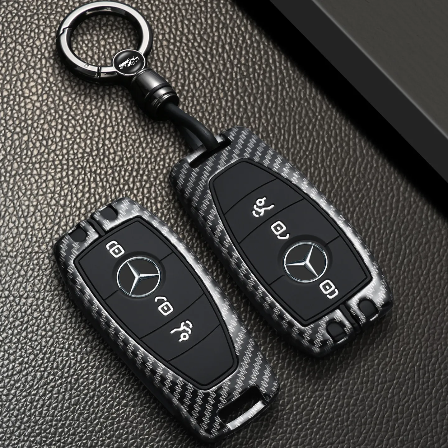 Mercedes Benz Keycase E300L Car C260L Metal GLC300L Shell A200L Buckle GLE350 Luxury GLB220