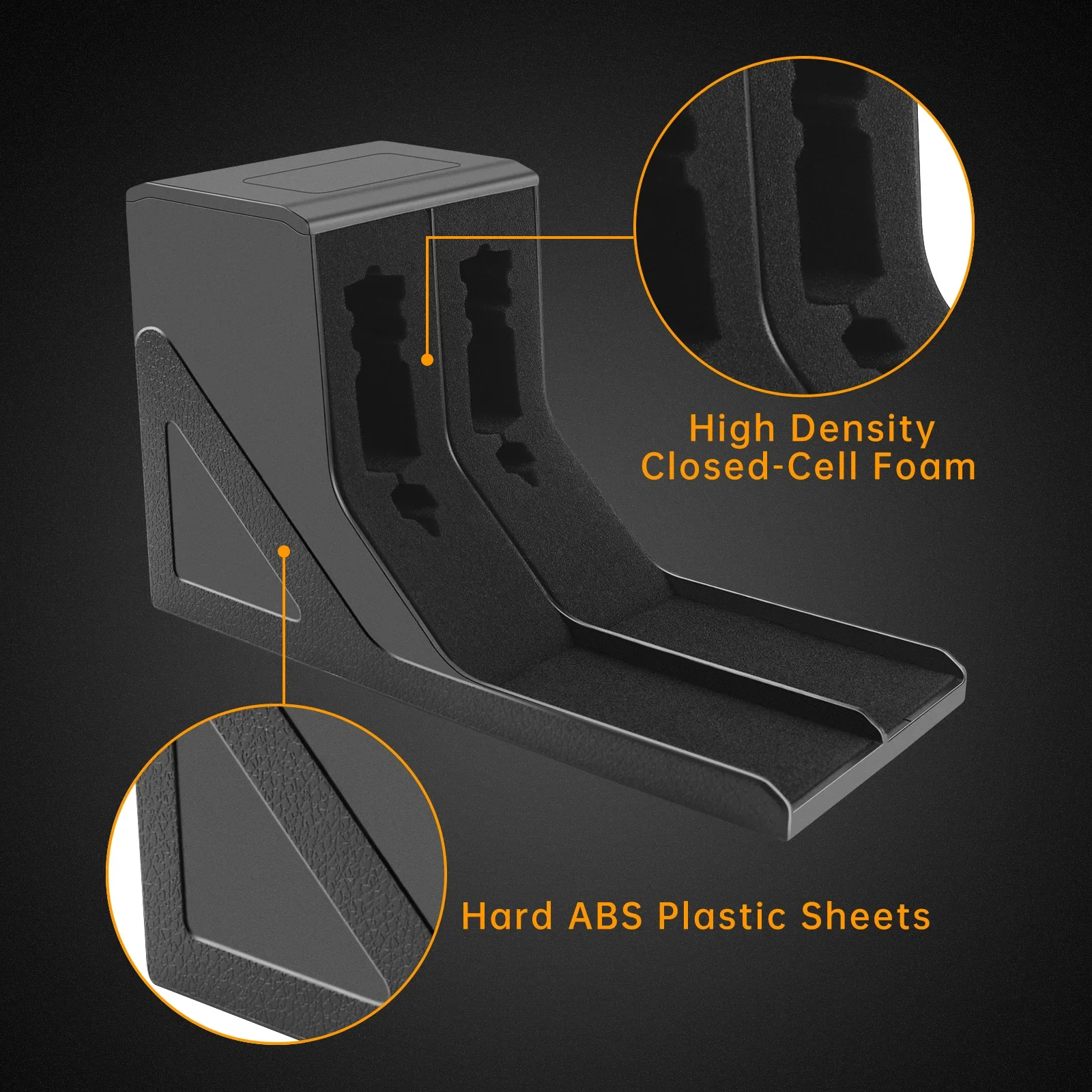 Universal Protective Holster Pistol Rack Modular Handgun Rack Gun Safe Cabinet Storage Organizer Accessory Handgun