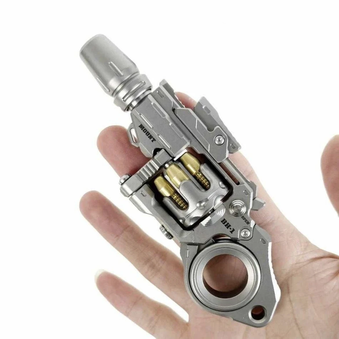 Titanium Legering Destroyer Fidget Spinner Slider EDC Speelgoed Guns Metalen Anti Stress Zintuiglijke ADHD Focus Tool Fidgeting Speelgoed
