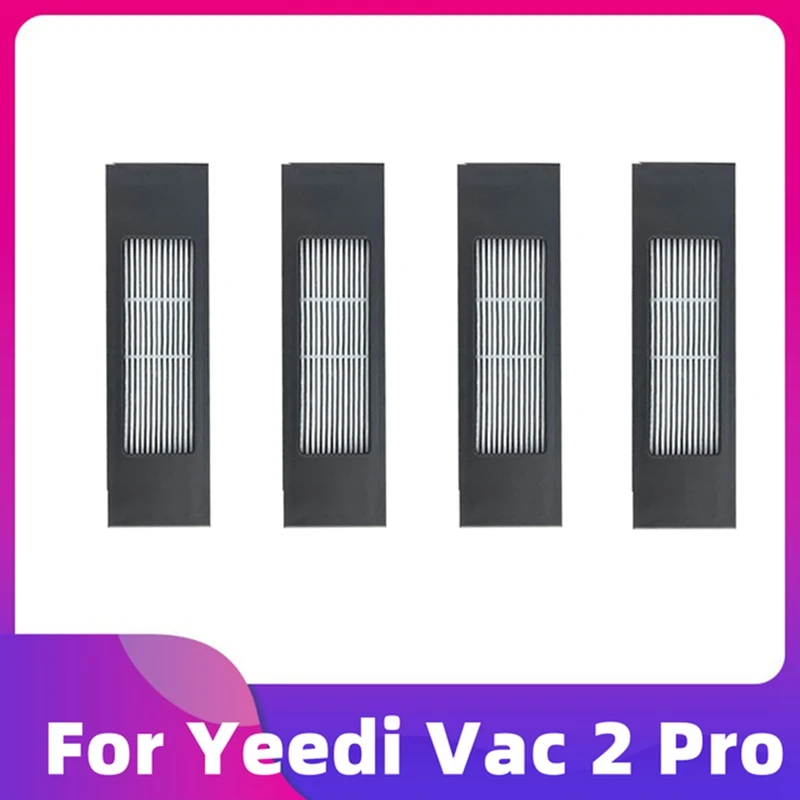 แปรงขัดด้านข้างหลักสำหรับ yeedi VAC 2 Pro แผ่นกรอง HEPA ผ้าถูพื้นผ้าหุ่นยนต์ดูดฝุ่นอะไหล่แปรงถูพื้น