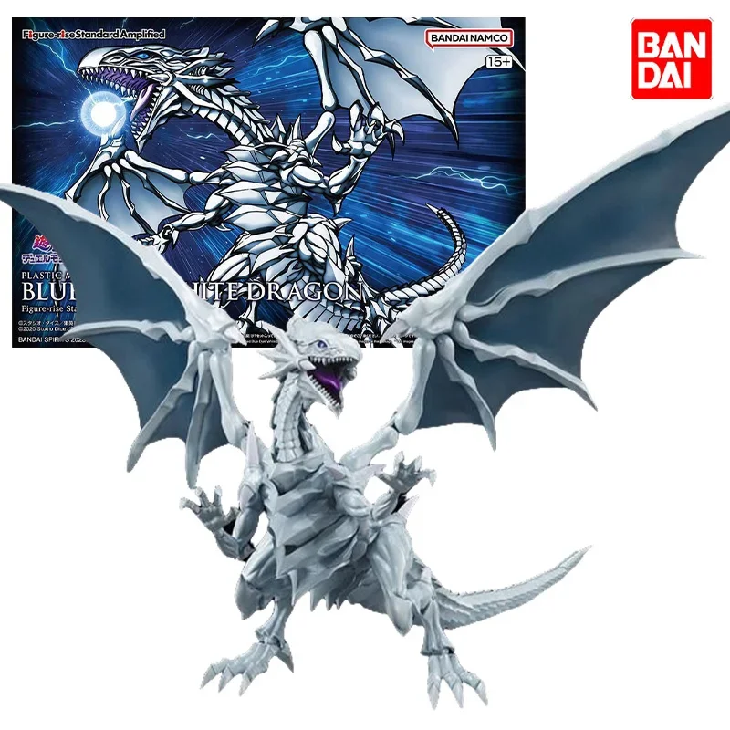 

Bandai Original Figure-rise Standard Amplified BLUE-EYES WHITE DRAGON Anime Action Figure Assembly Model Kit Robot Toy Gift