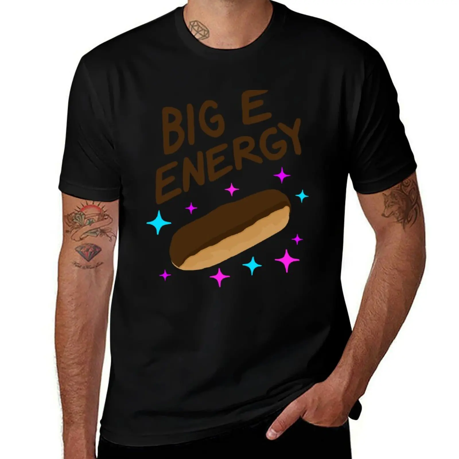 

Big E Energy T-Shirt Basic Simple Casual Short Sleeve Tee