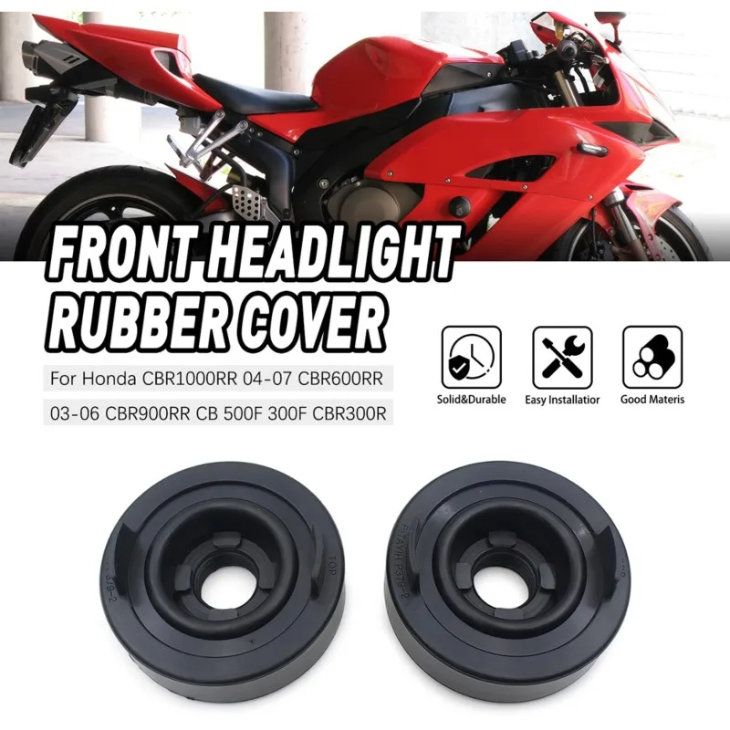 NEW HOT In Stock-Motorcycle For Honda CBR1000RR CBR600RR CBR900RR CB 500F 300F CBR300R Headlight Rear Cap Rubber Cover Boot Repl