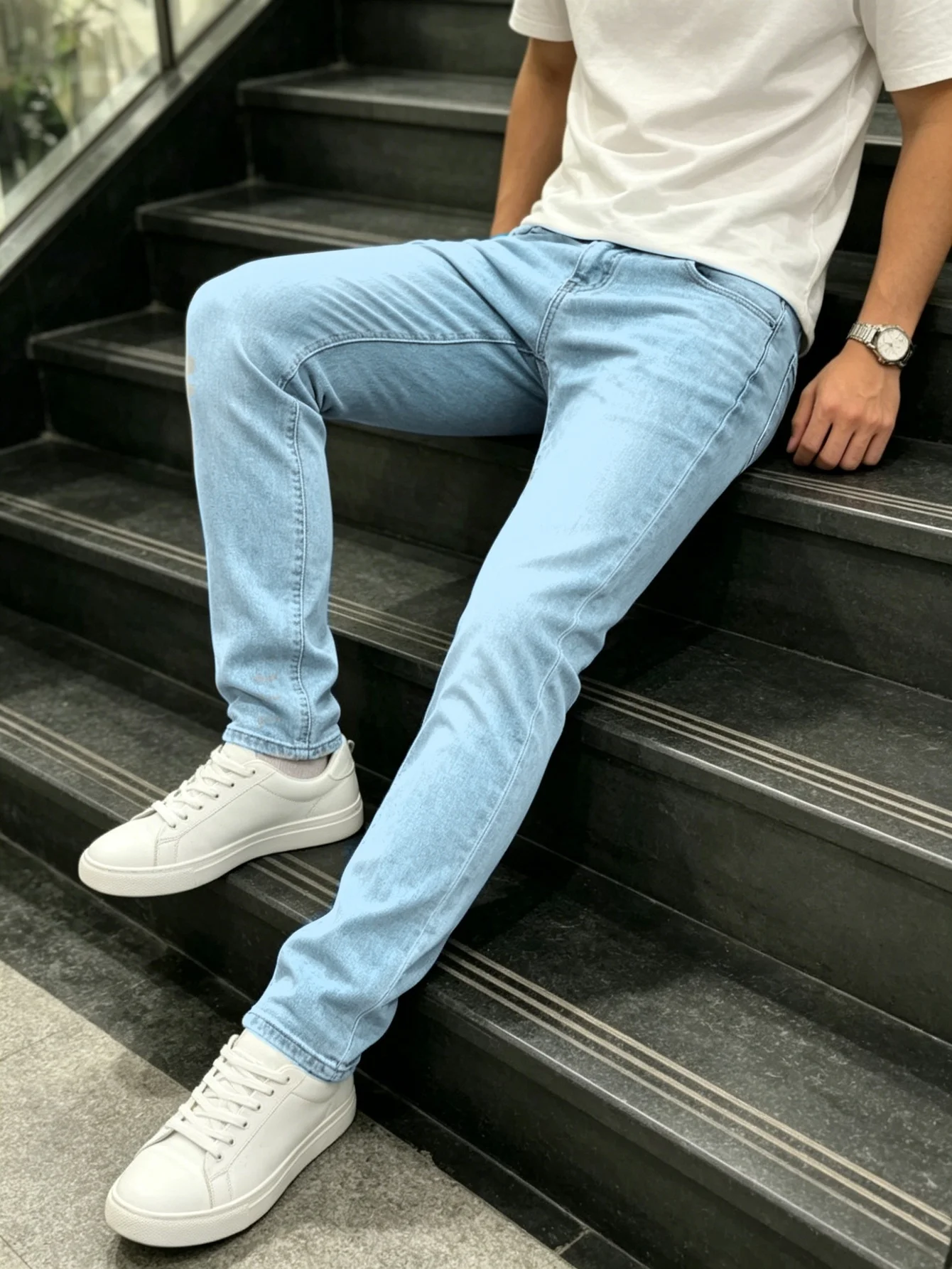 Blauwe slim jeans voor heren,  - Men'S Accessories For Jeans recensie en prijs