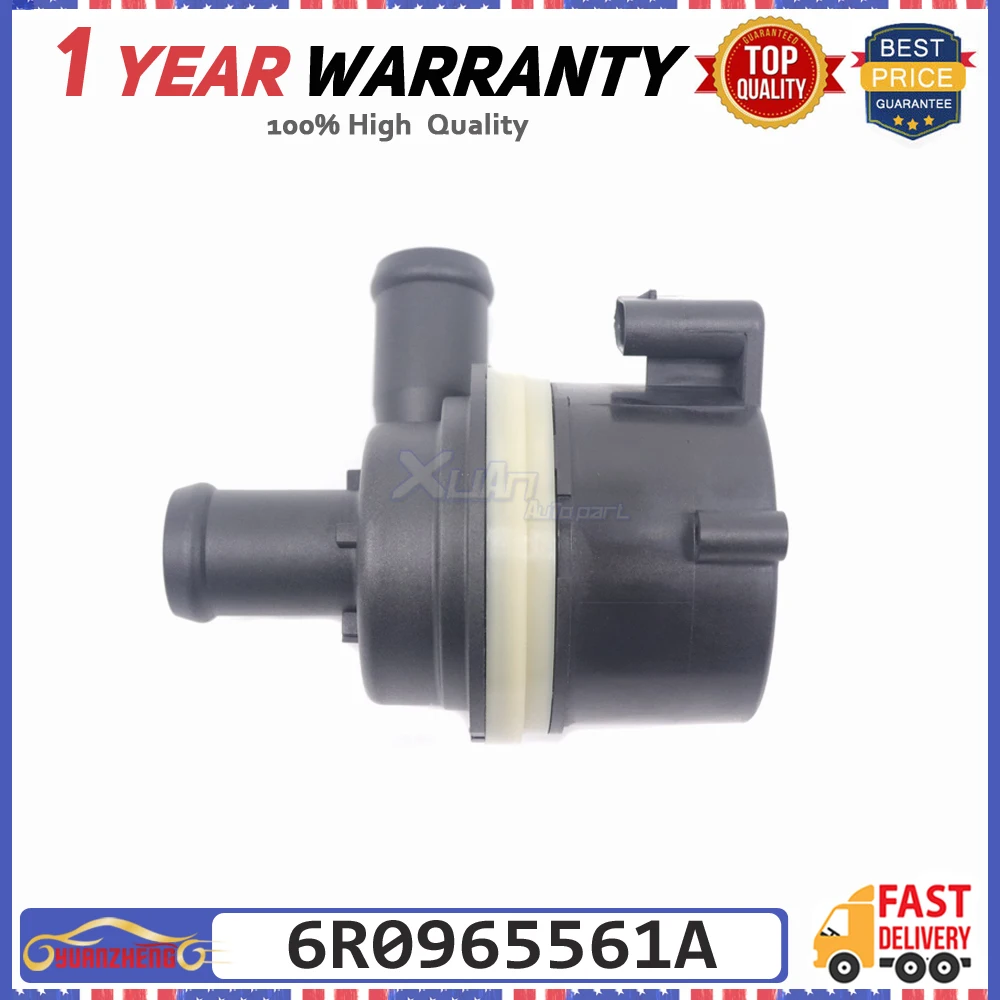 

Auxiliary Water Pump 6R0965561A for Audi RS7 2017 Volkswagen Jetta 13-16 Passat L4 1.4L L4 2.0L V8 4.0L V8 4.2L