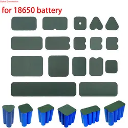 18650 Li-ion Battery 2x2 3x3 Square 2x3/2x4/2x5/2x6 Long Strip Insulating Gasket Spacer Solid Barley Paper with Adhesive Back