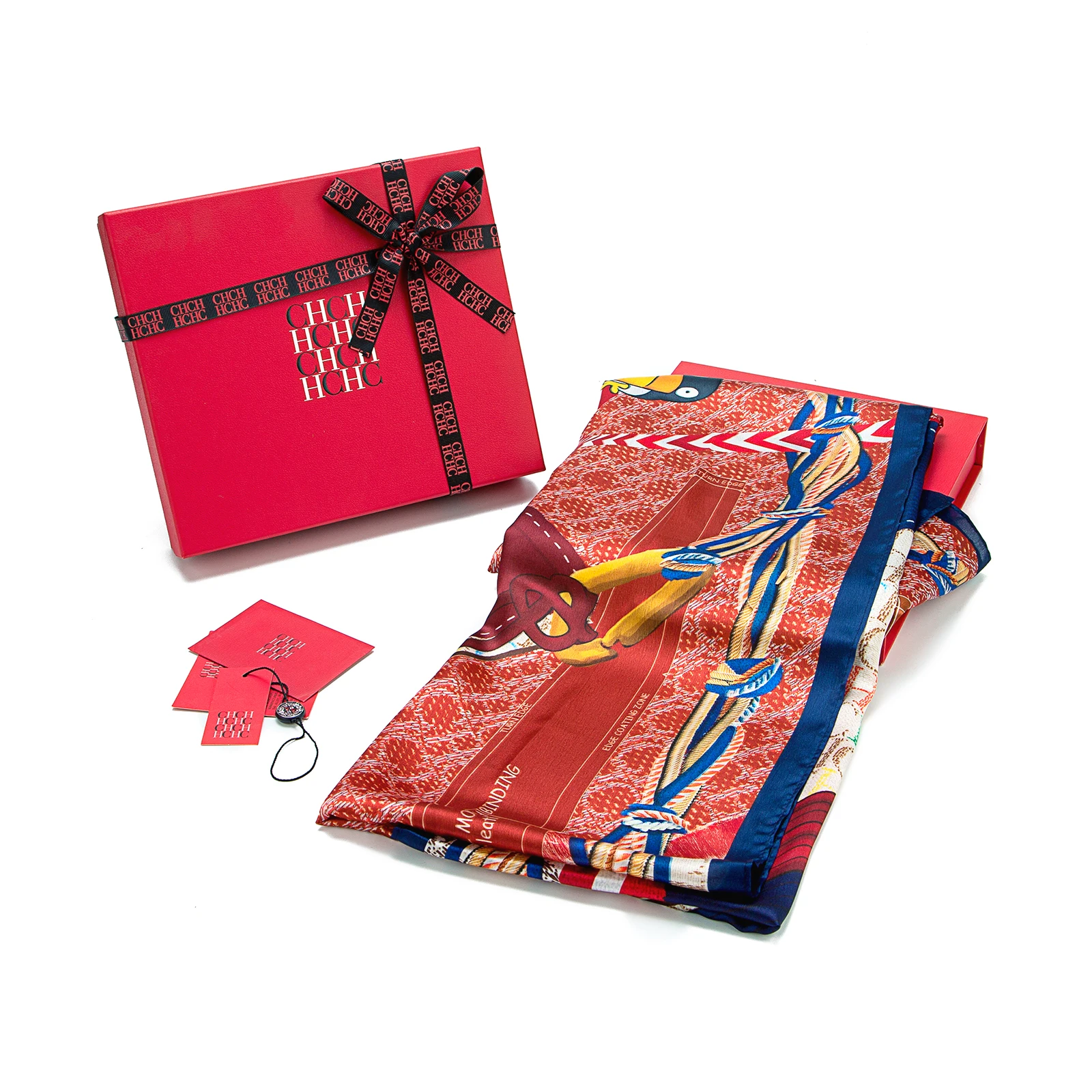 Luxurious Iconic Vibrant Pattern Scarf Set