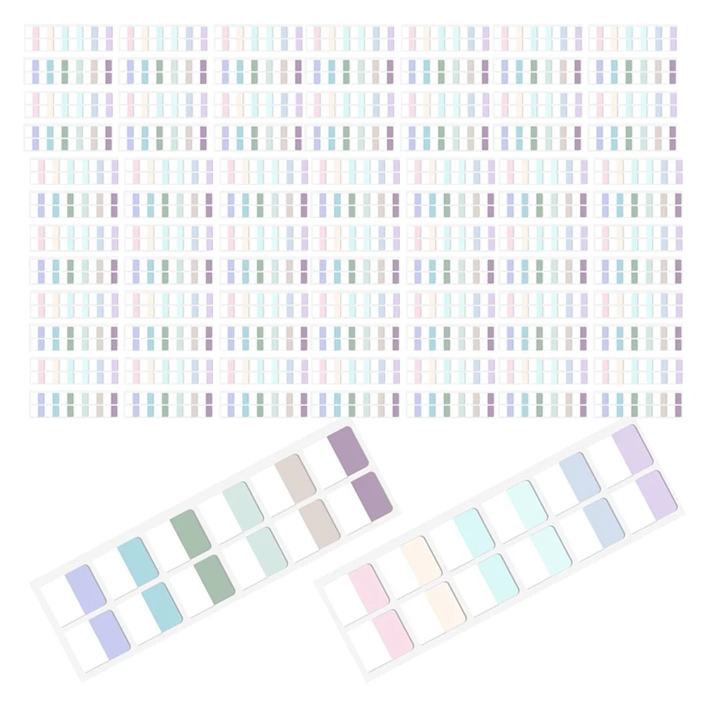 

240Pcs Classification Sticky Page Tabs Colorful Design for Efficient Study and Office Use in Various Sizes Adhesive Index Tabs