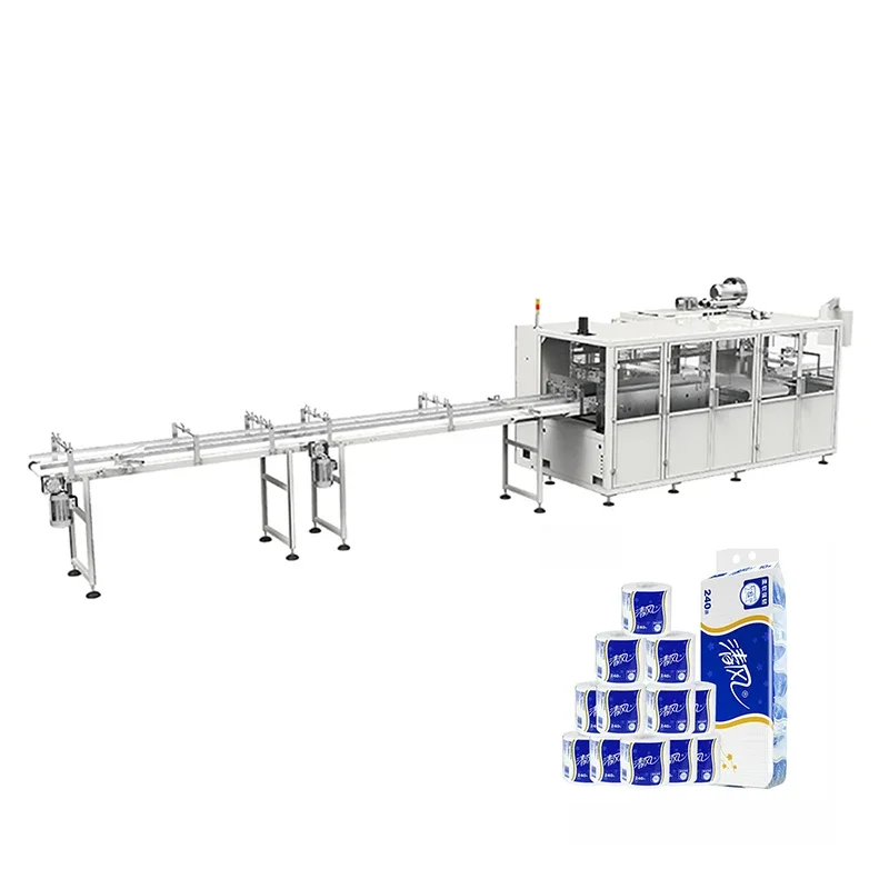 Full Efficient Automatic Tissue Bundle Multi-function Chinese Packaging Machinery Napkin Machine For Sale