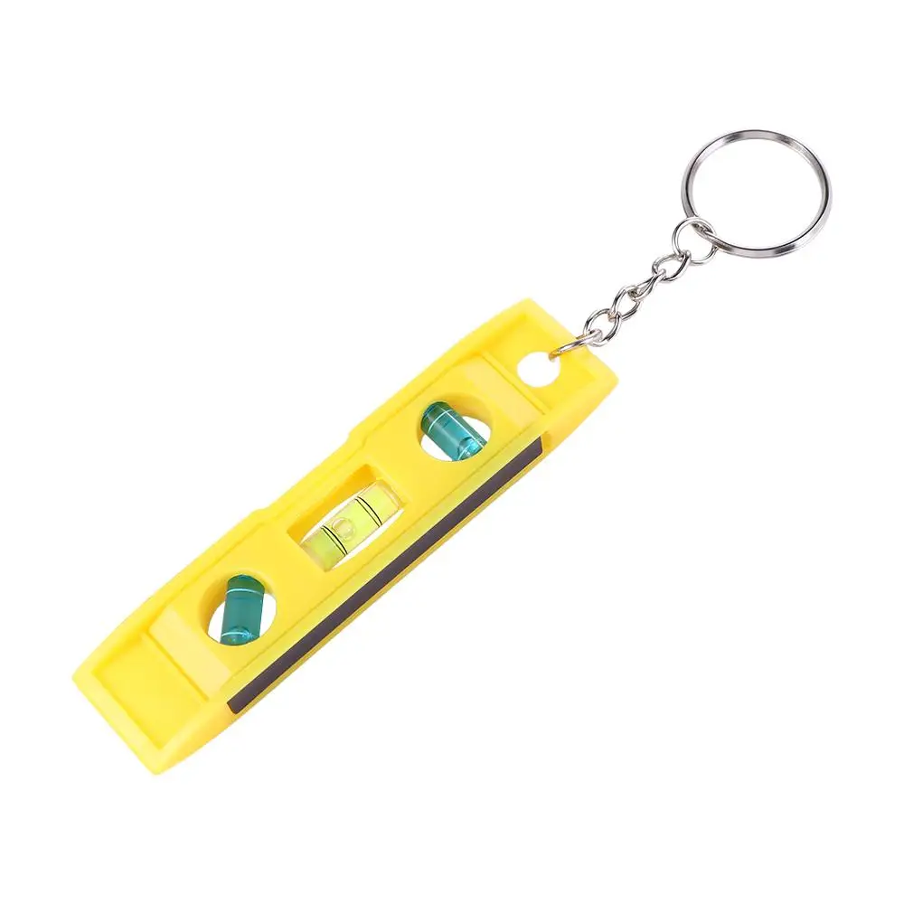 Horizontal Measuring Tool For Carpentry Tool with Keychain Strong Magnetic Gradient Laser Level Horizontal Ruler 3 Bubble Level