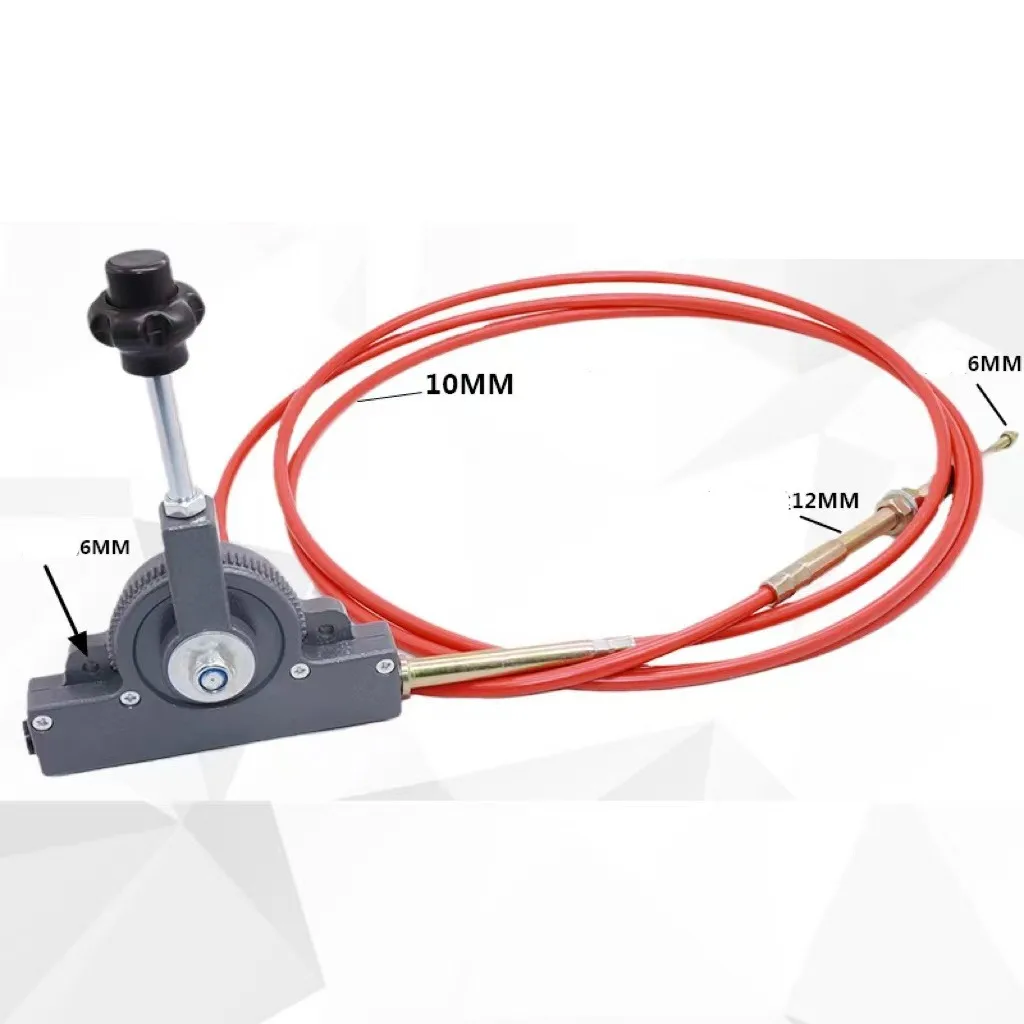 for Komatsu PC200 Excavator Parts Modified Manual Throttle Cable Controller Hand-pulled Throttle Line Fuel Control Line