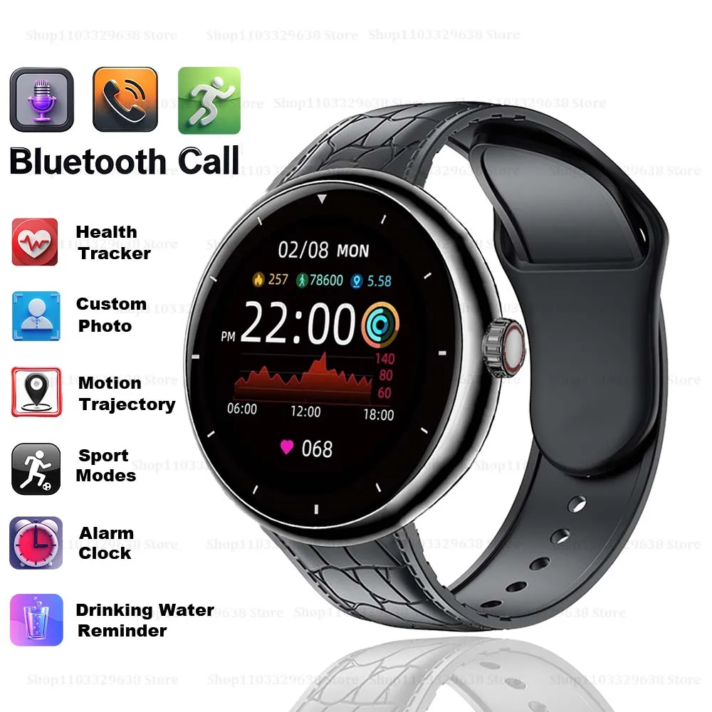 

New 1.5” HD Men Fashion Smartwatch Surprise Gift Wireless Call Health Tracker Custom Photo Wireless Charging Watches Ladies 2025