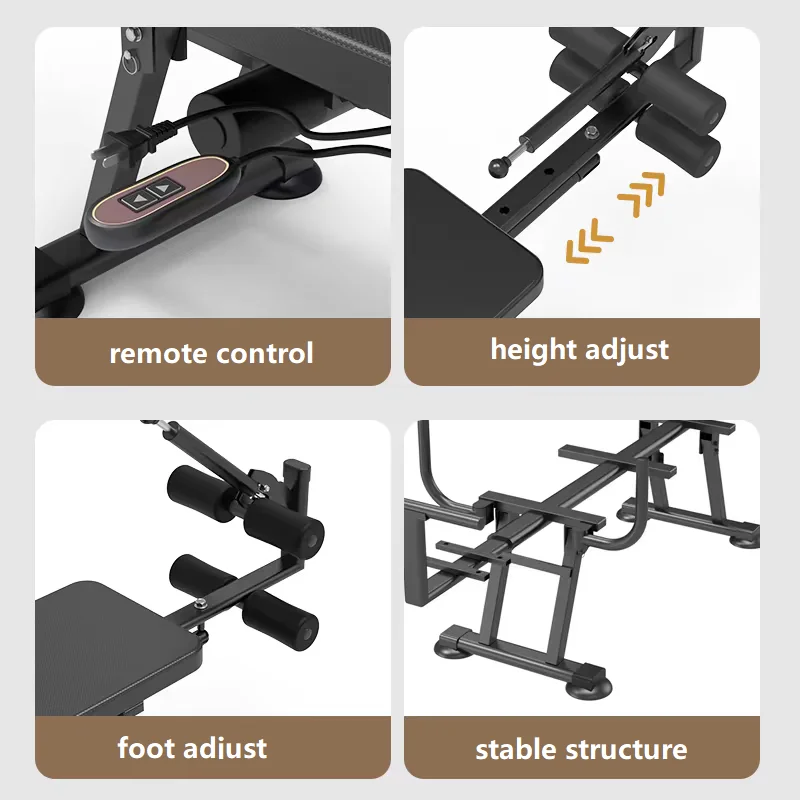 الارتفاع التجاري المتزايد الموتر الكهربائي لطاولة انعكاس مهدئة للفقرات القطنية عنق الرحم مع الجر الممتد