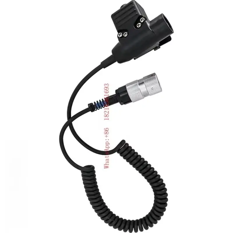 NEW  Suitable for AN/PRC-152 AN/PRC-148 Wireless Model Tactical Walkie Talkie+folding Spring Antenna Accessory U94 6-pin PTT