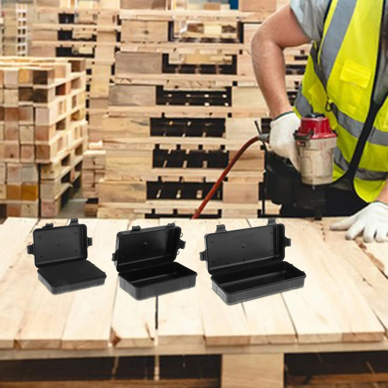 Toolbox Storage Case Safe Storage Box Multifunctional Tool Organizer for Home Workplace Outdoor Electrician Emergency Repairs