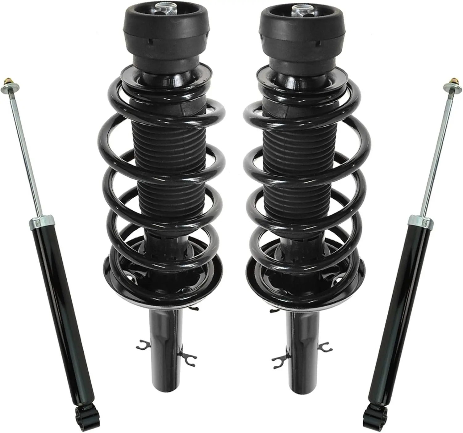 

Полный комплект передней и задней стойки и амортизатора Полный комплект стойки и винтовой пружины в сборе, совместимый с Volk 1998-2010 гг.