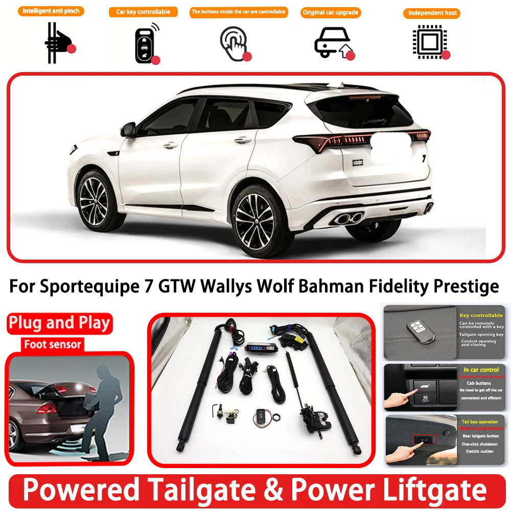 for Sportequipe 7 GTW Wallys Wolf Bahman Fidelity Prestige OEM Auto Powered Tailgate Power Liftgate Rear Trunk Opener System