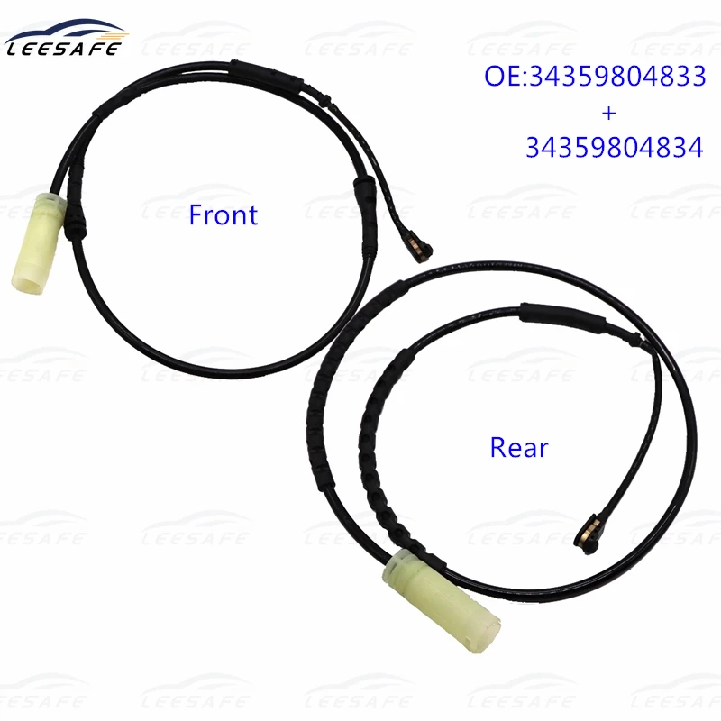 

One Set Front + Rear Brake Pad Wear Sensor for MINI R60 R61 OEM NO 34359804833 34359804834 Brake Induction Wire Replacement