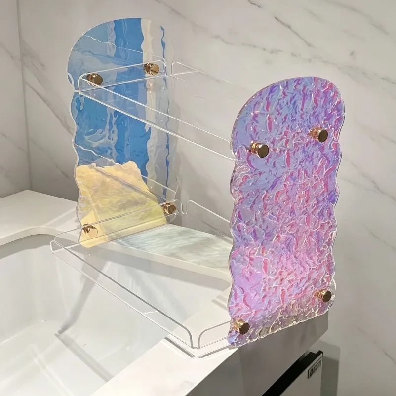 Colorful Acrylic Multi-layer Cosmetic Storage Rack Display