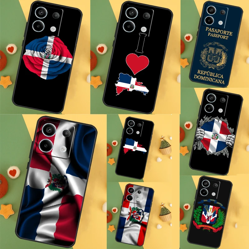  Dominican Republic Flag Case For Xiaomi Redmi Note 13 Pro 12 11 9 10 9S 10S 11S 12S Redmi 12 13 10C 12C 13C Cover