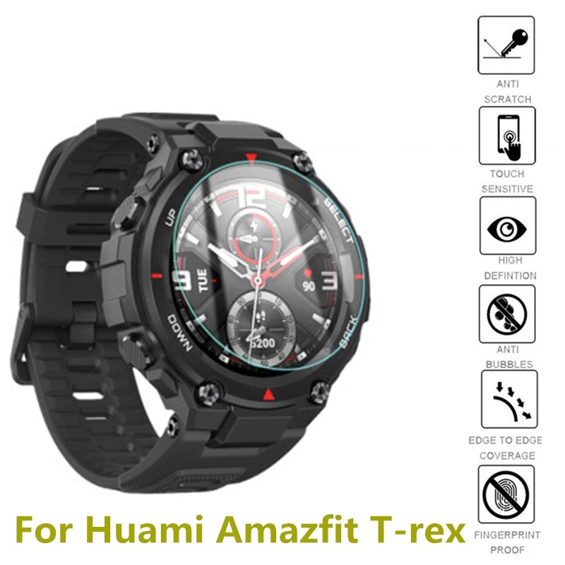Tempered Glass Screen Protector for Huami Amazfit T-Rex Pro