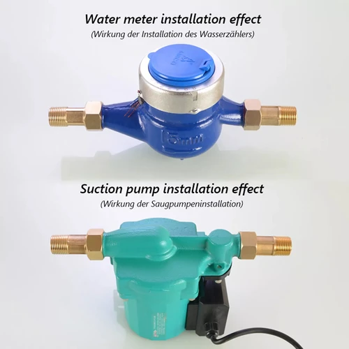 Imagen 2 del producto 1/2 Uds accesorios de tubería de latón adaptadores de bomba de medidor de agua 1/2 ""3/4"" 1 ""1-1I4 ""1-1I2"" 2 ""BSP conectores de rosca macho/hembra