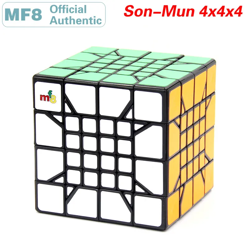 MF8 Son-Mum Double Deck Mixup Super 4x4x4 Magic Cube Mother and Son Dual Multiple Professional Speed Puzzle Educational Toys