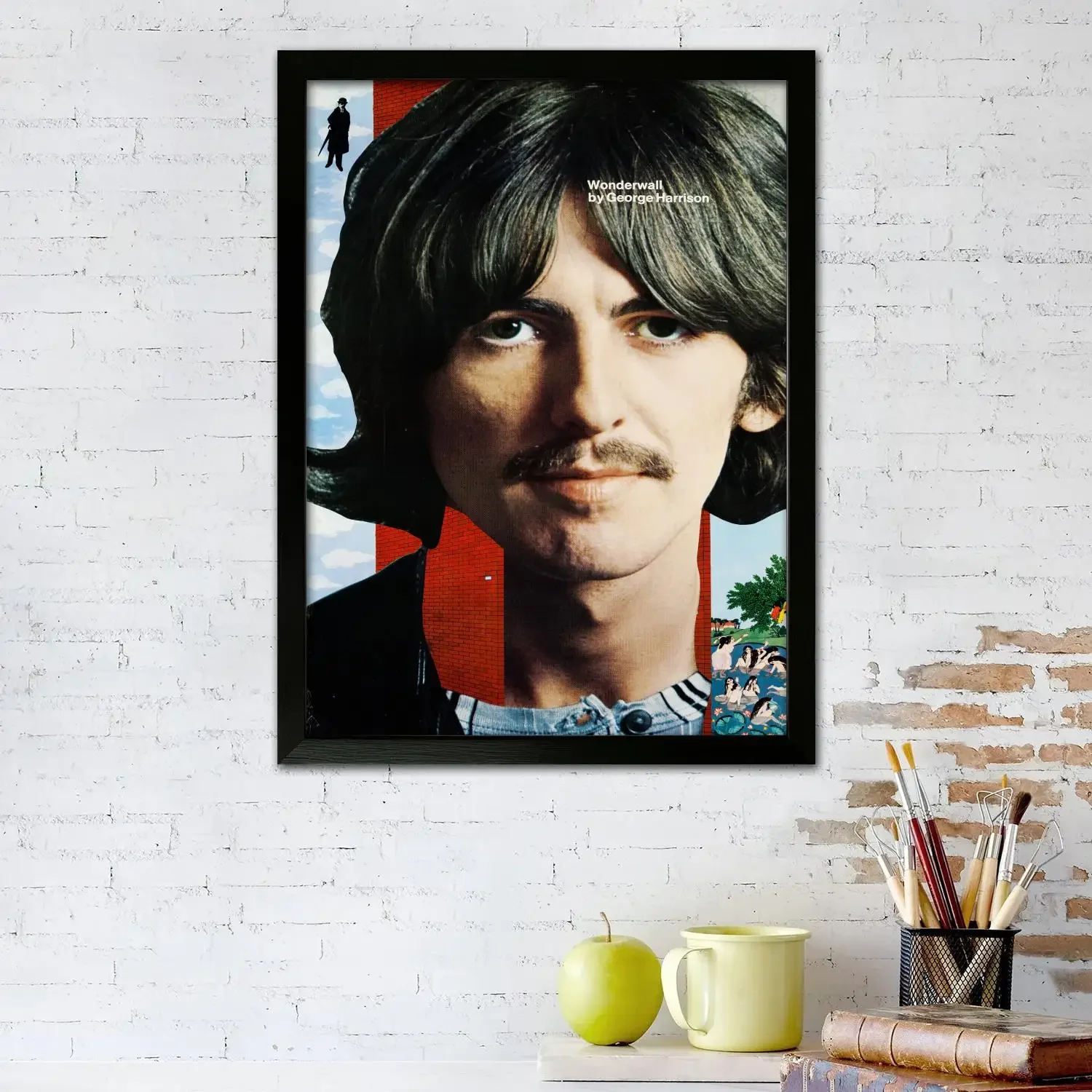 george harrison Canvas Art Poster, Wall Art, Picture Print, Modern Family, Bedroom Decor, Posters,Decorative painting