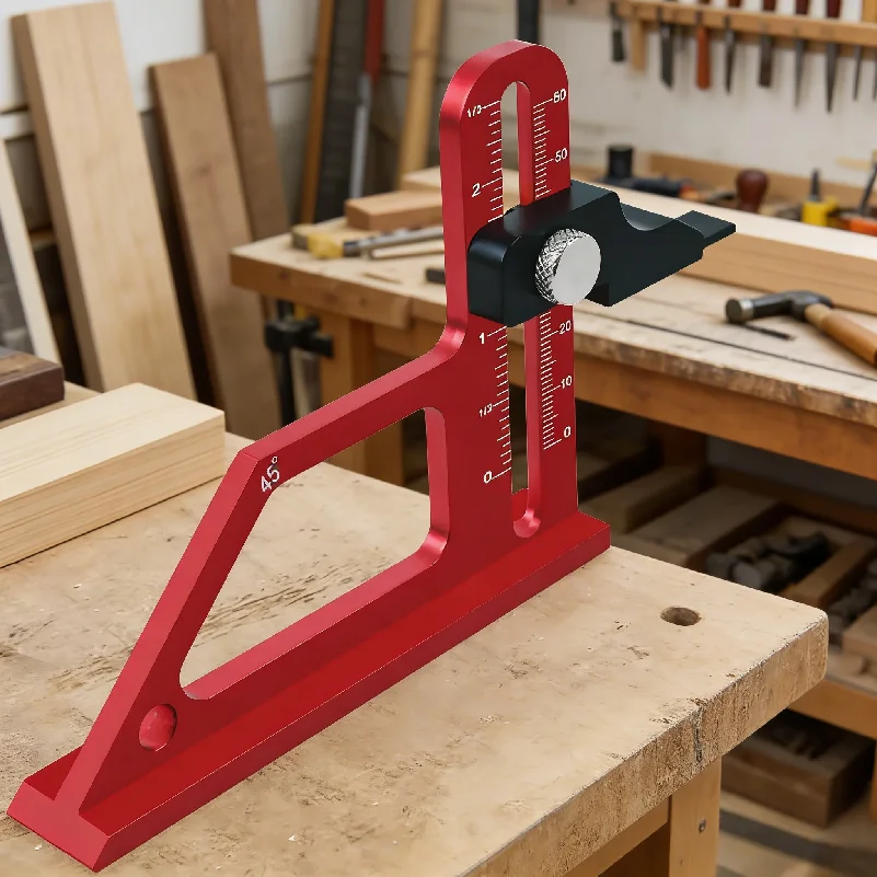 Desk Setup Pegboard - Medidor de Profundidade de Montagem Rápida