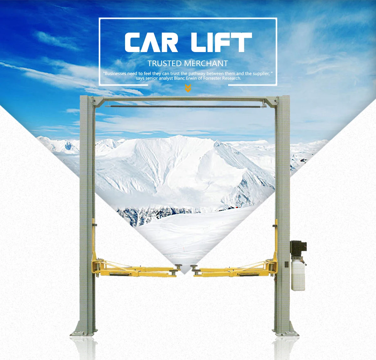 رافعة شاحنة ذات عمود مزدوج عالي التحمل - رافعة أوتوماتيكية لورشة المرآب