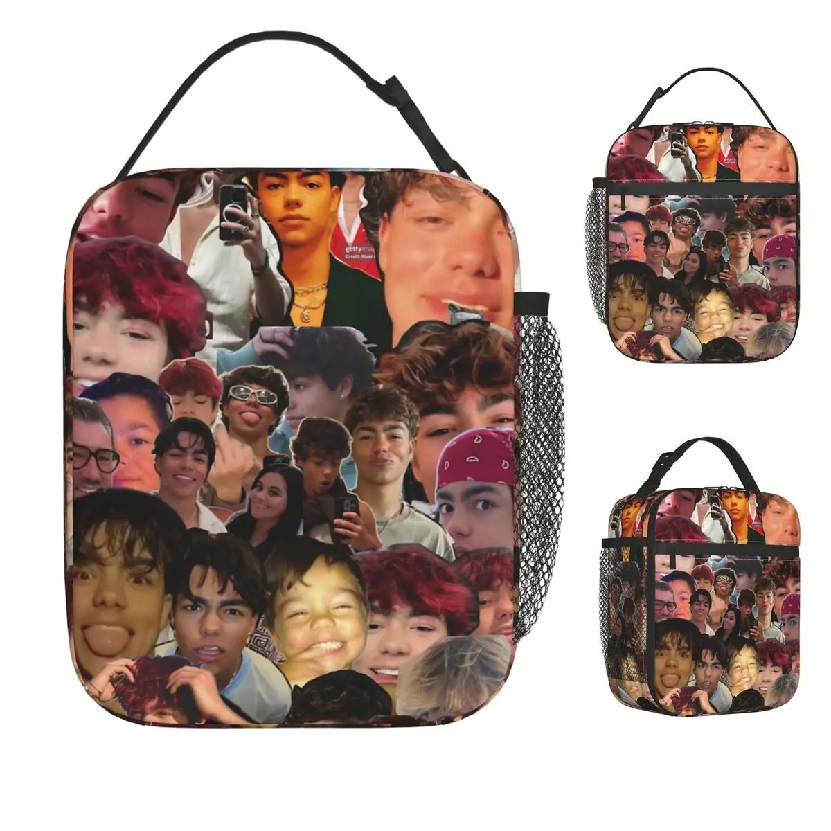 

Malachi Barton American Actor And Singer Photo Pattern Lunch Bag Lunch Box For Unisex Outdoor Cooler Bag Thermal Tote Handbags