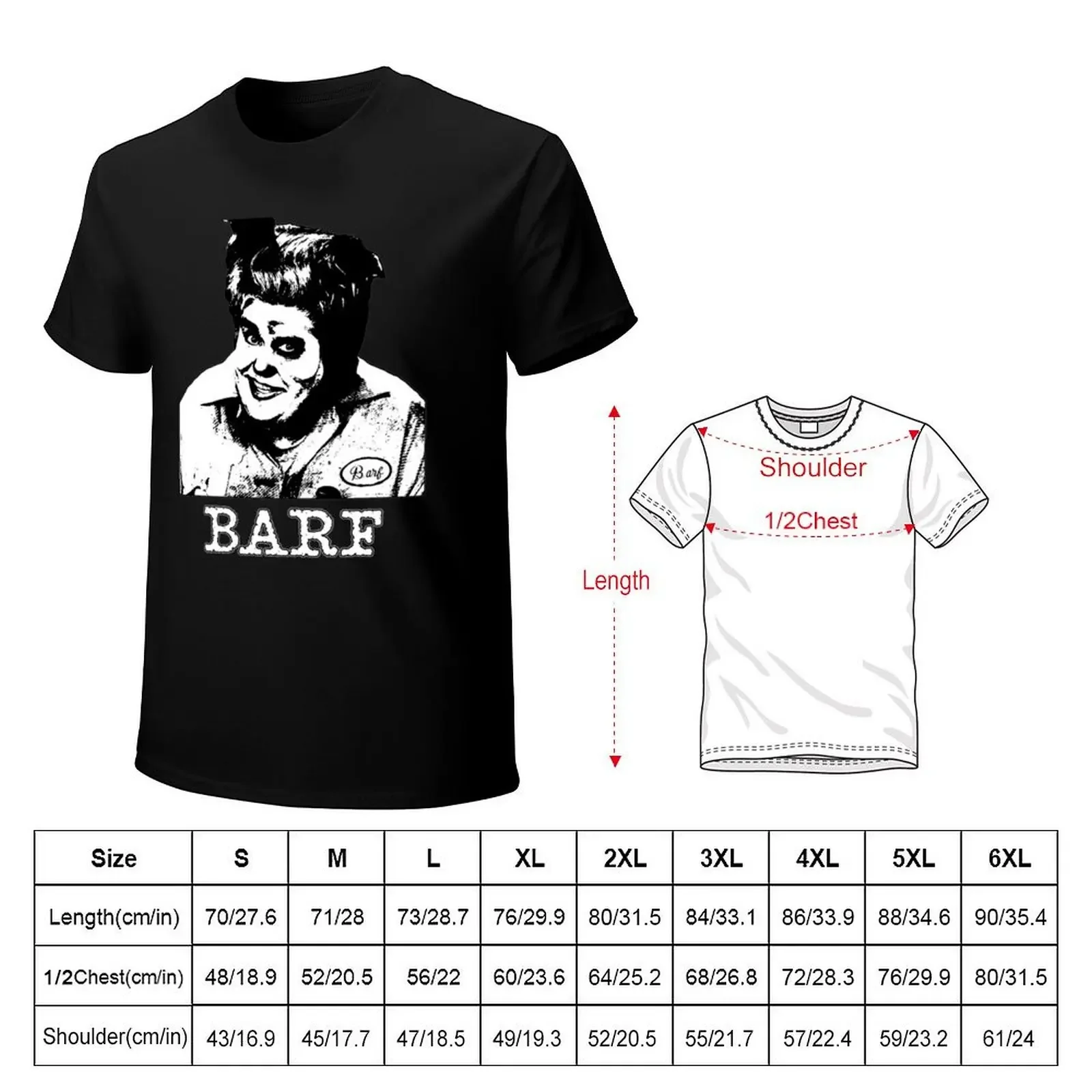 BARF T-Shirt blacks anime Men's t-shirt