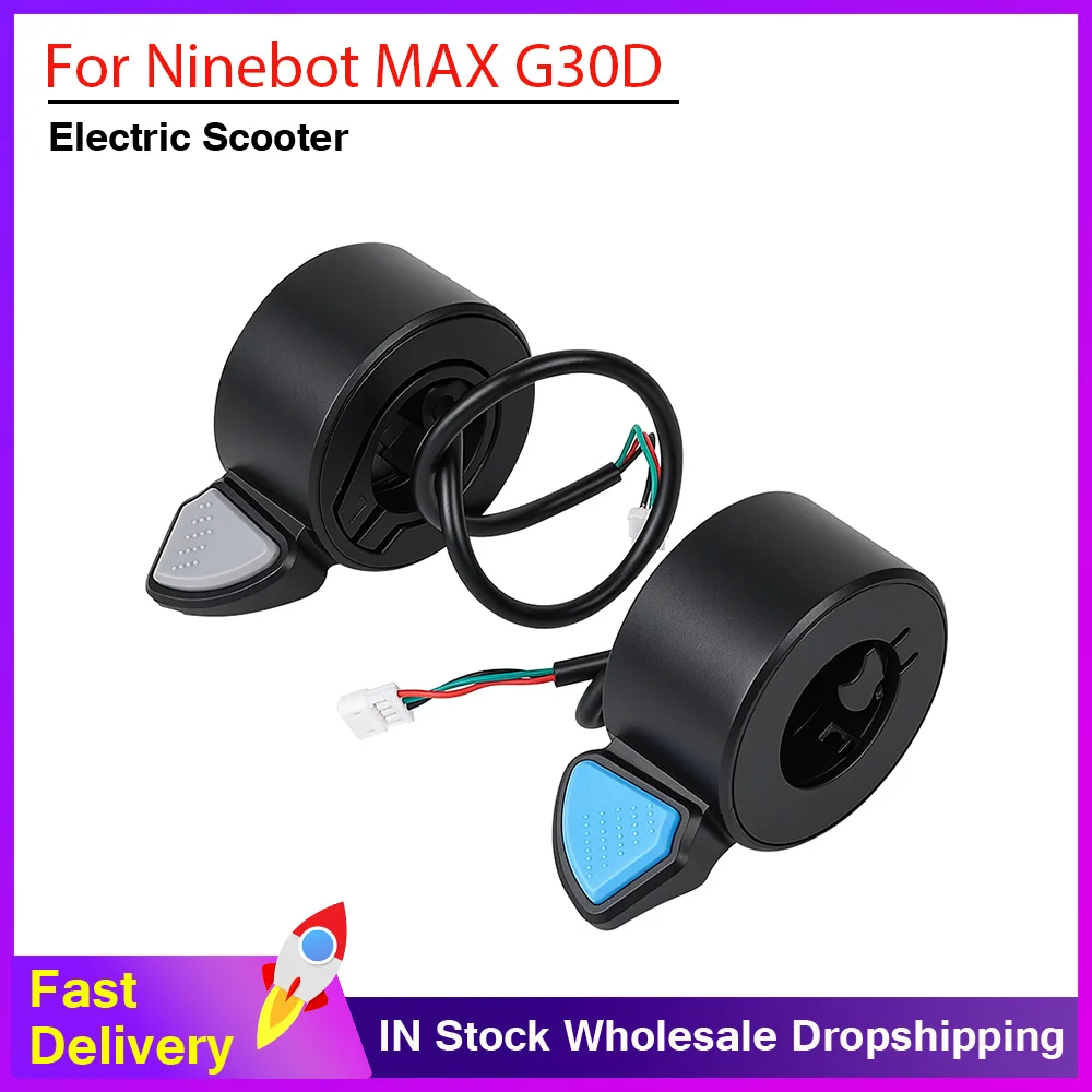 Throttle Brake Thumb Button for Ninebot MAX G30D Thumb Throttle Speed Controller Accelerator Electric Scooter Accessories Parts
