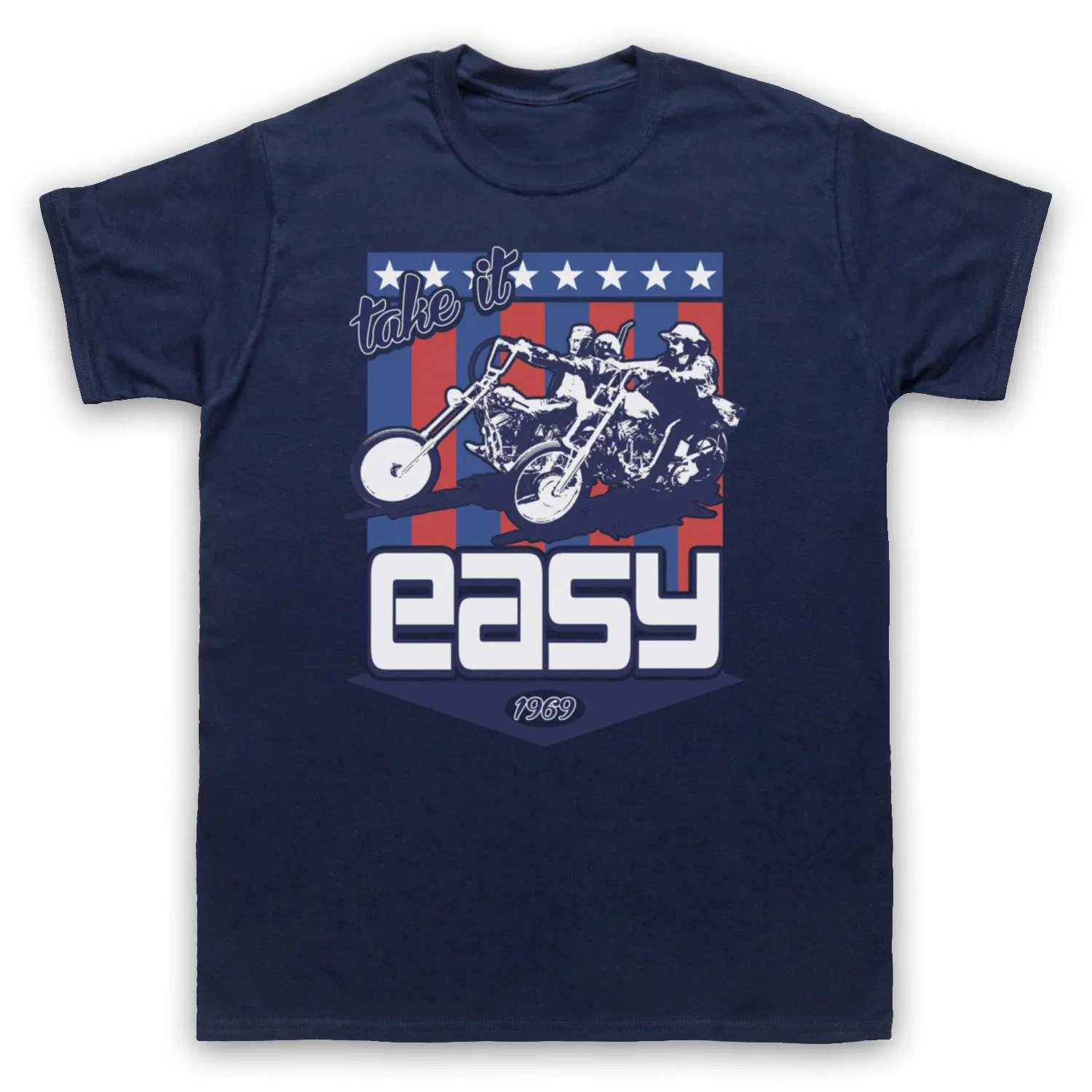 

EASY RIDER 1969 UNOFFICIAL MOTORCYCLE CHOPPER FILM MENS & WOMENS T-SHIRT