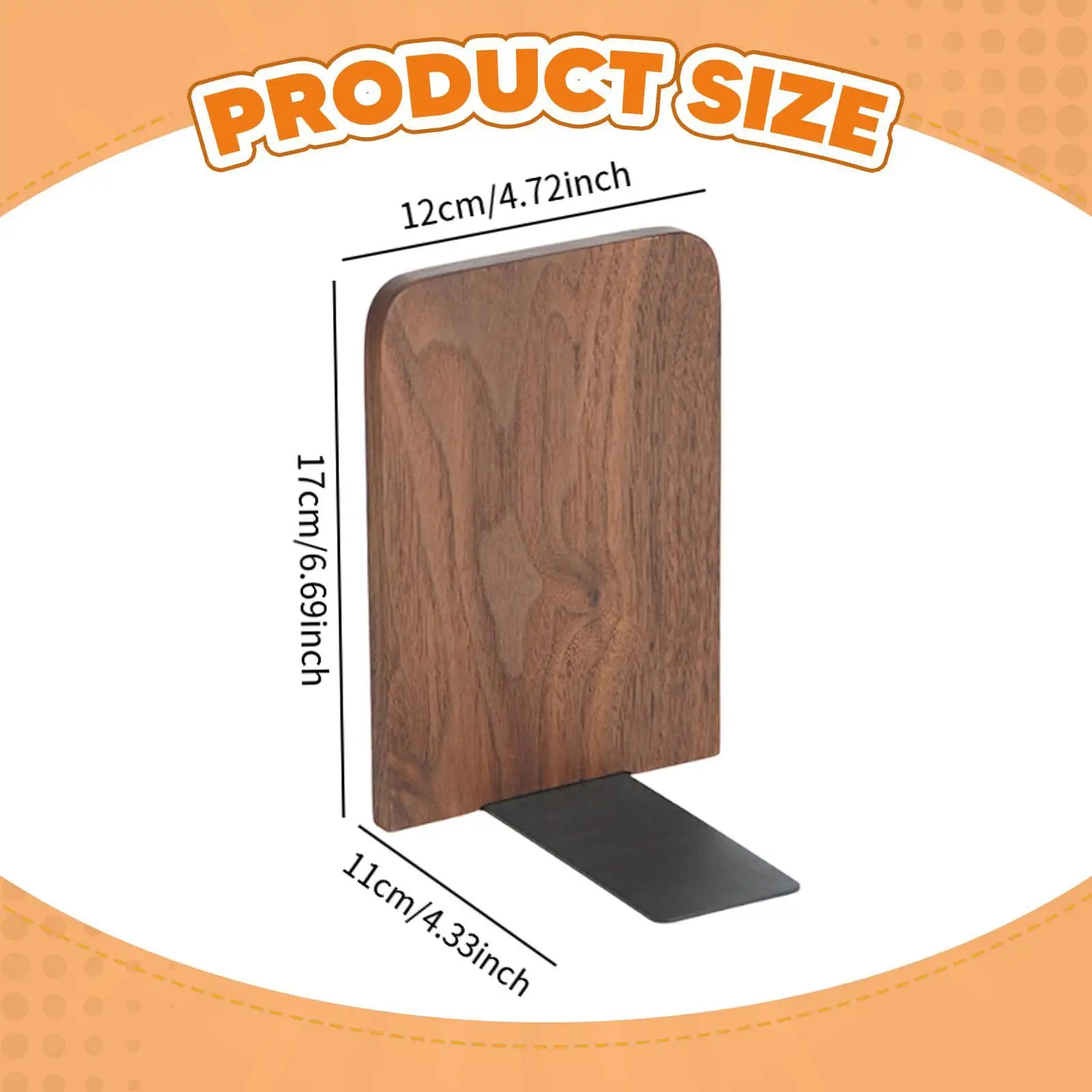 خشبية كتاب نهاية كتاب سدادة بسيطة مكتب كتاب حامل متعدد الوظائف للأقراص المضغوطة/مجلات للأرفف سطح المكتب خزانة الكتب