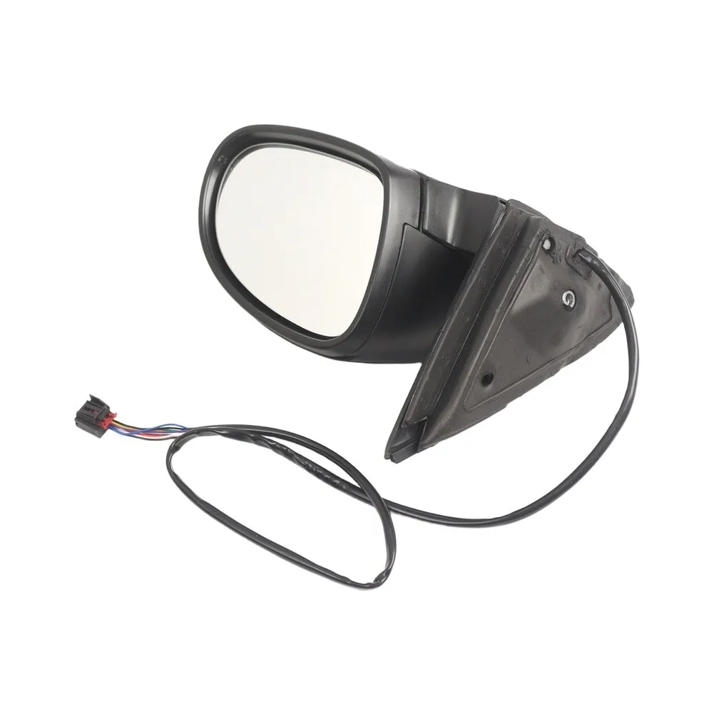 For Tiguan 2009-2016 LHD RH Mirror with Power Adjustment Heated Element Turn Signal Puddle Lamp 9PIN Interface