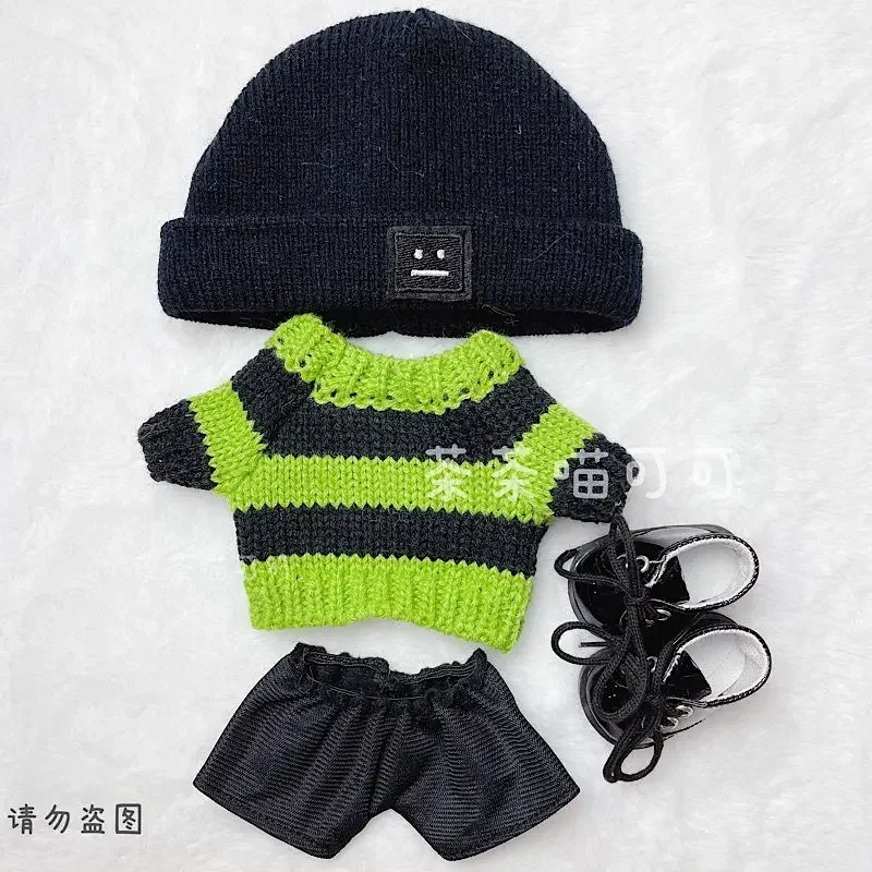 

Human 20cm Baby Clothes Doll Sweater Knitwear Cotton Doll Dress Up