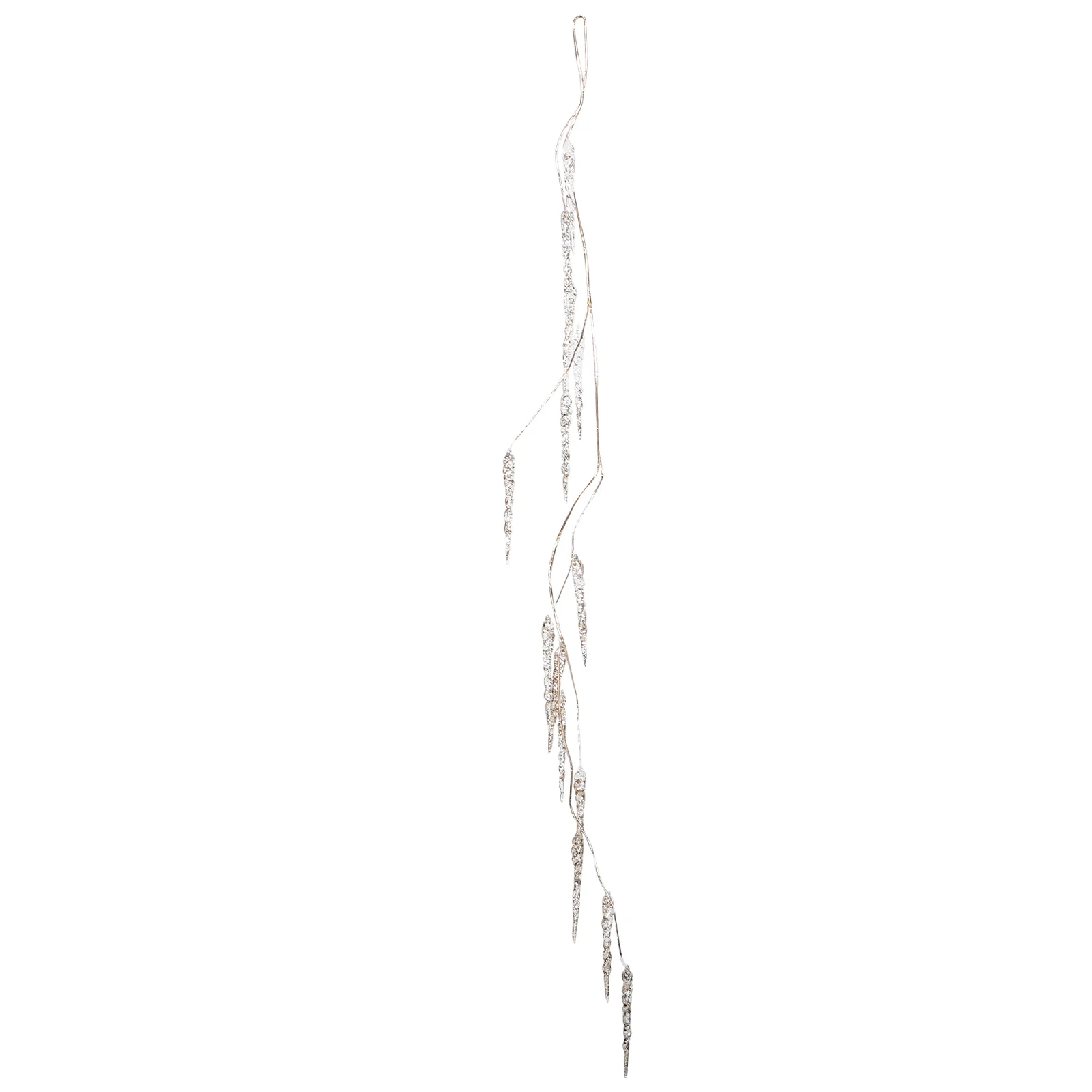 

Needle Christmas Decorations Clear Acrylic Hanging Ornaments Holiday Party Winter Wedding Foldable