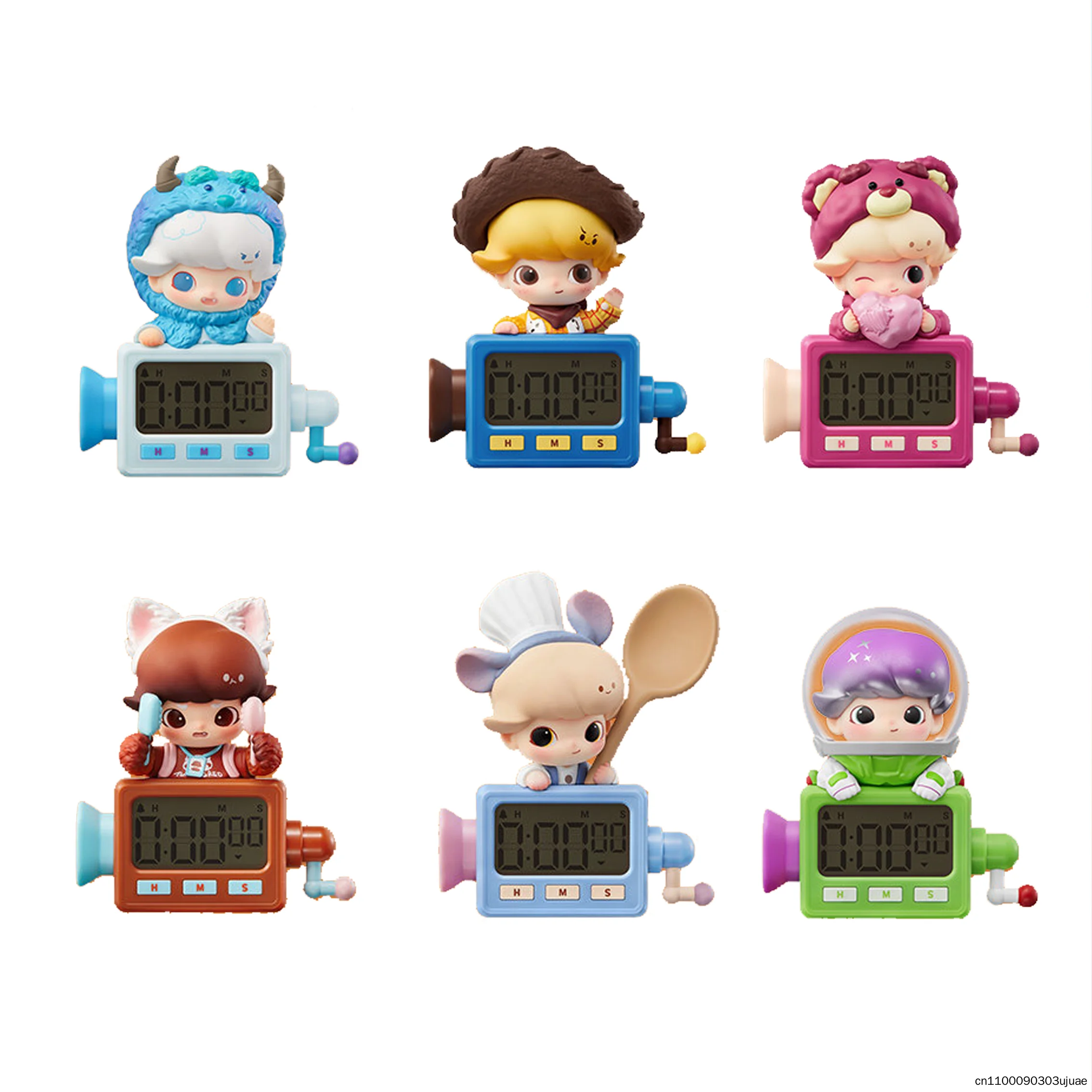 POPMART DIMOO WORLD PIXAR Series Timer Refrigerator Magnet Blind Box Toys Anime Action Figure Surprise Mystery Box Kawaii Dolls view 6