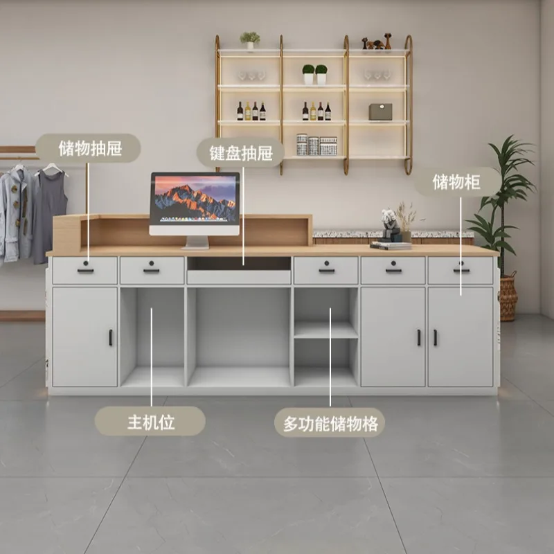 ร้านเสริมสวยเคาน์เตอร์ร้านค้ากลางแจ้งธุรกิจจอแสดงผลซูเปอร์มาร์เก็ตโต๊ะแคชเชียร์โต๊ะสําหรับสุนทรียศาสตร์แผนกต้อนรับธนาคารร้านบาร์